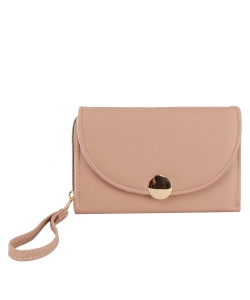 Fashion Flap Wallet Wristlet GLW-0143 TAUPE